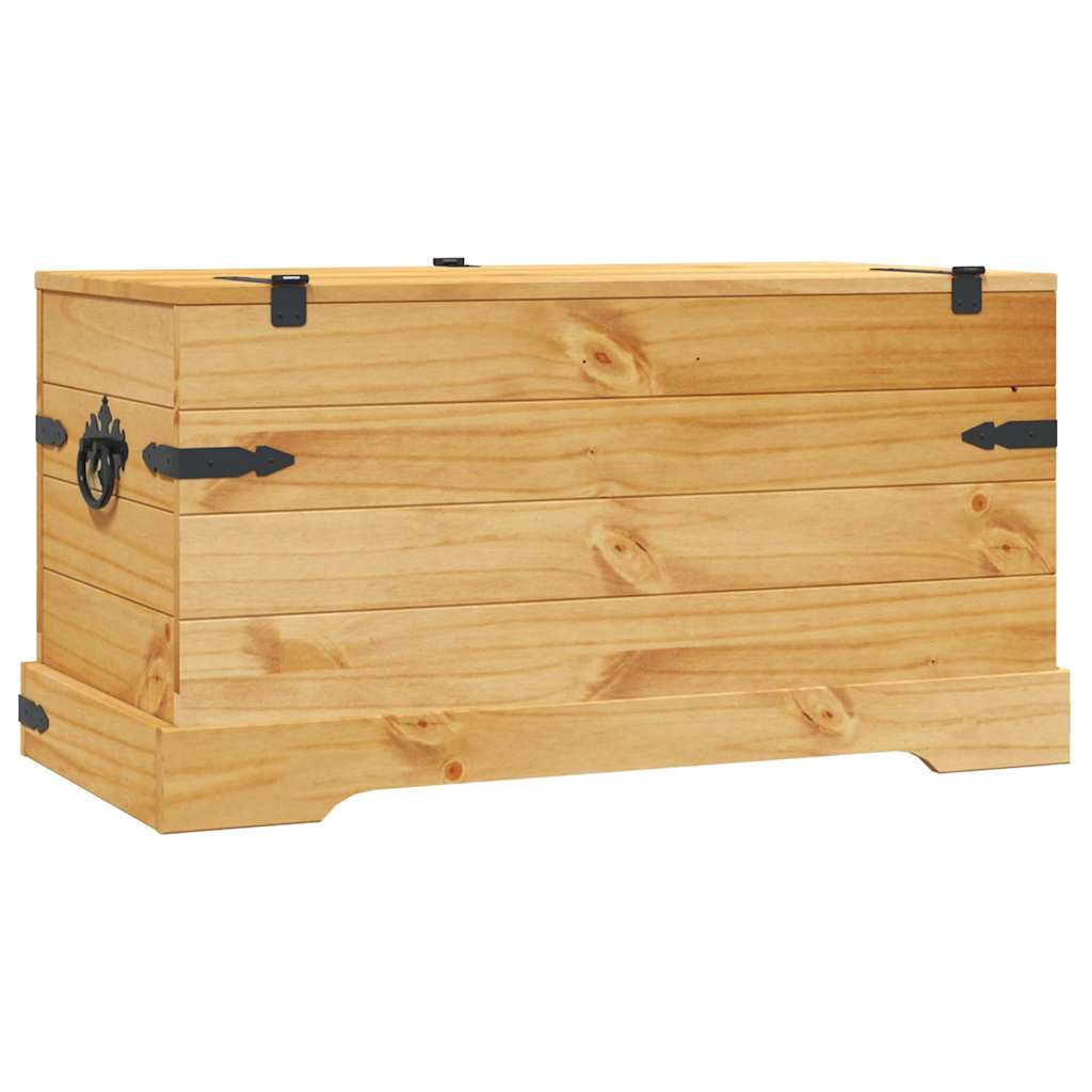 Cassapanca in Pino Messicano Corona Range 91x49,5x47 cm - homemem39