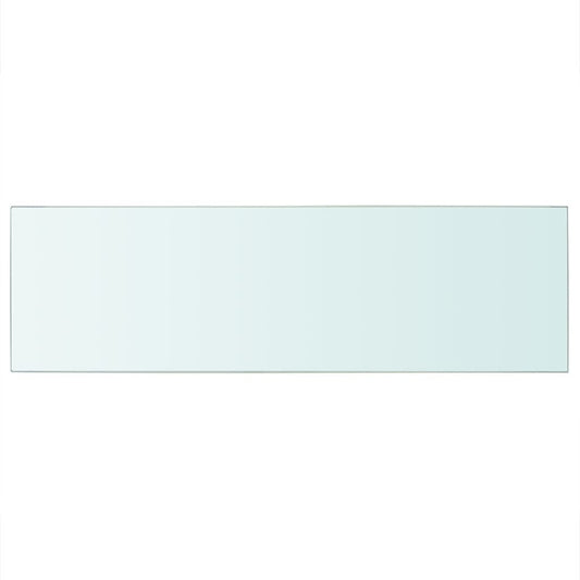 Mensola in Vetro Trasparente 80x25 cm - homemem39