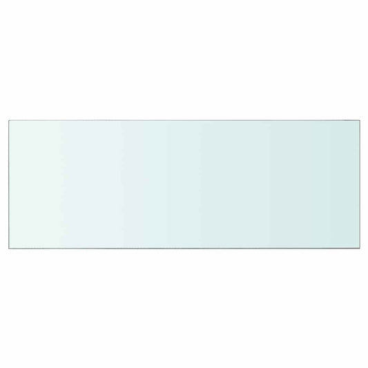 Mensola in Vetro Trasparente 80x30 cm - homemem39