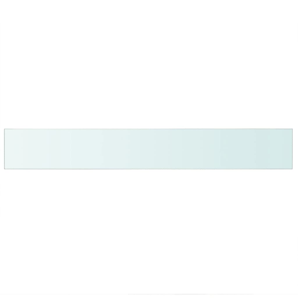 Mensola in Vetro Trasparente 90x12 cm - homemem39