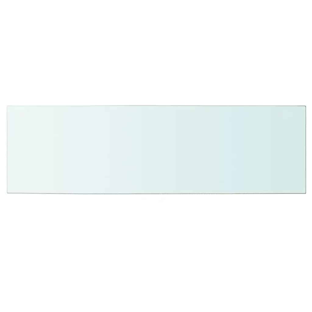 Mensola in Vetro Trasparente 100x30 cm | homemem39