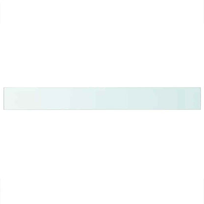 Mensola in Vetro Trasparente 110x12 cm - homemem39