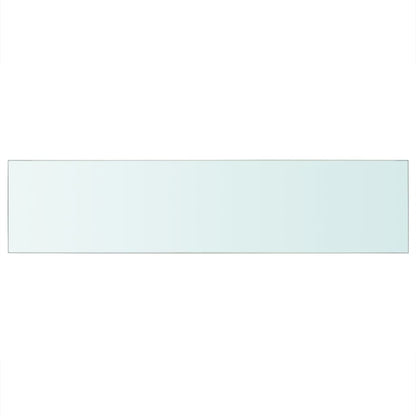 Mensola in Vetro Trasparente 110x25 cm - homemem39