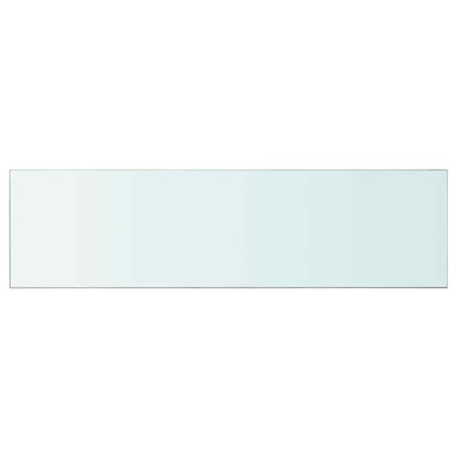 Mensola in Vetro Trasparente 110x30 cm - homemem39