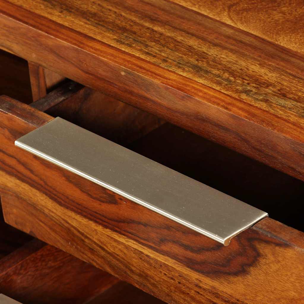 Mobile Porta TV Legno Massello di Acacia 120x30x30 cm - homemem39