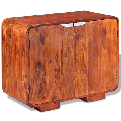Credenza in Legno Massello di Acacia 75x35x60 cm - homemem39