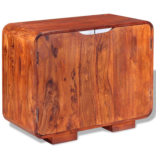 Credenza in Legno Massello di Acacia 75x35x60 cm - homemem39