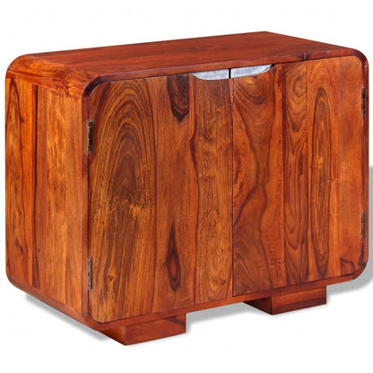 Credenza in Legno Massello di Acacia 75x35x60 cm - homemem39