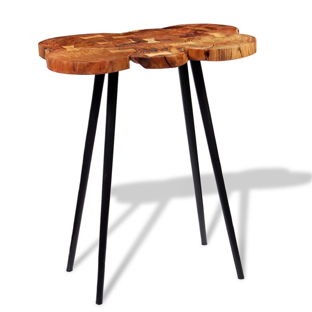 Tavolo a Tronco Legno Massello di Acacia 90x60x110 cm | homemem39