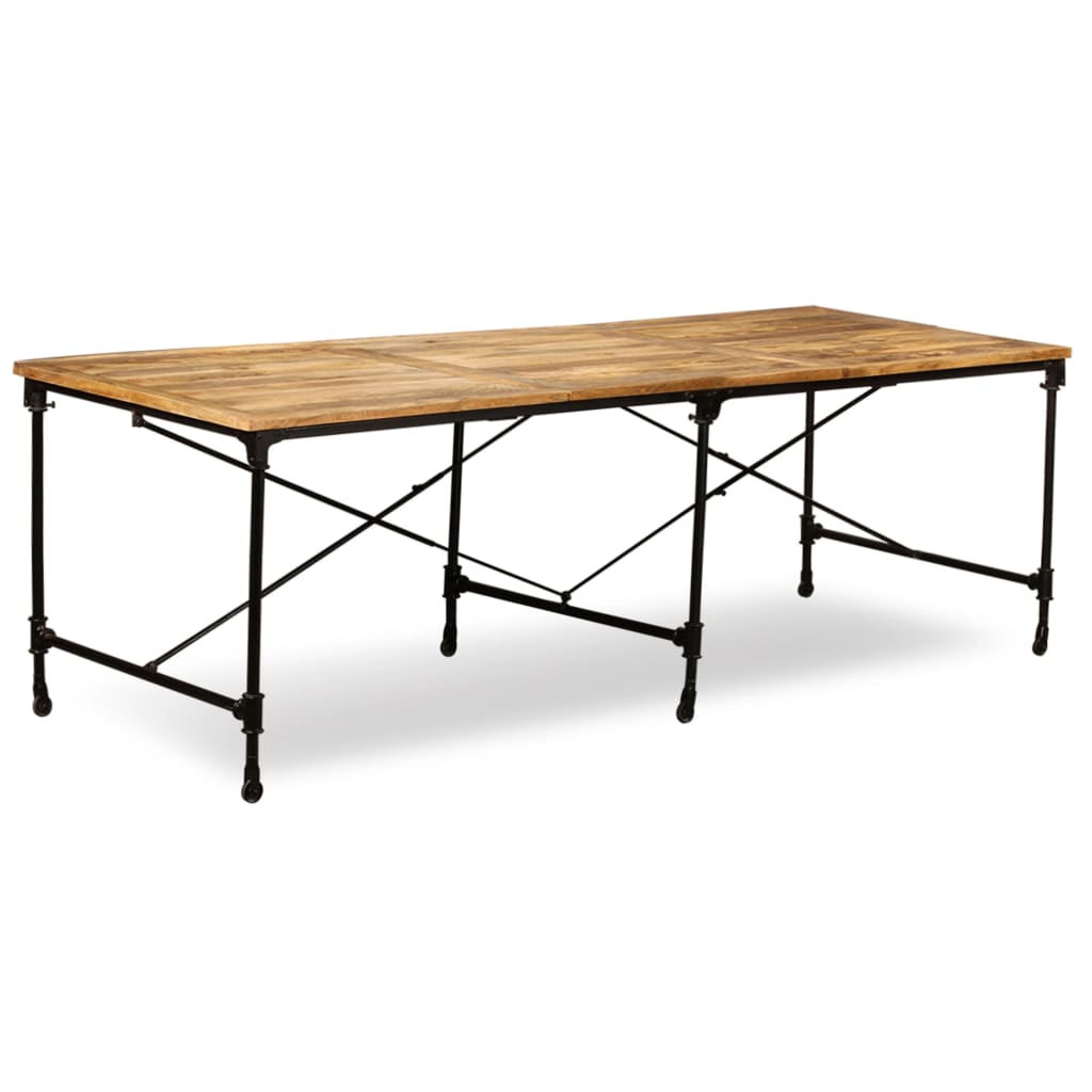 Tavolo da Pranzo in Legno Massello di Mango 240 cm | homemem39