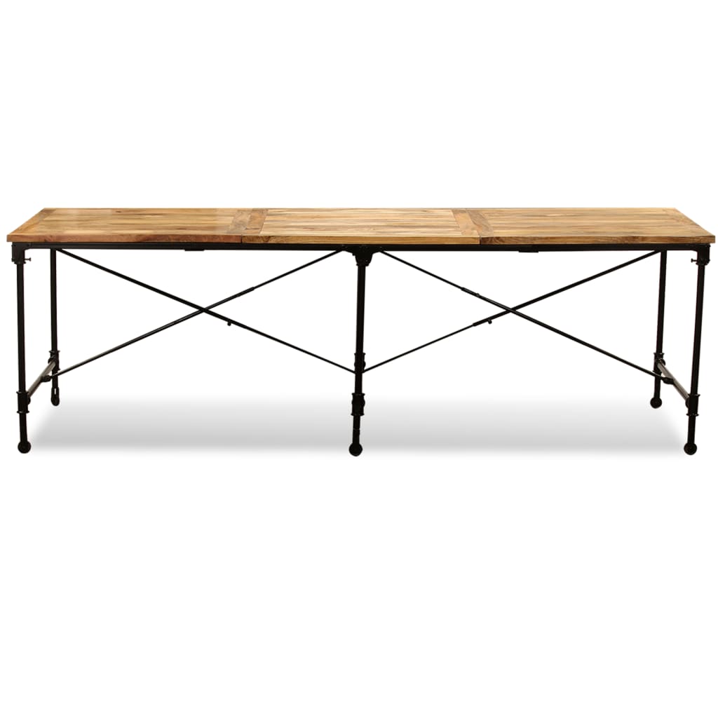 Tavolo da Pranzo in Legno Massello di Mango 240 cm | homemem39
