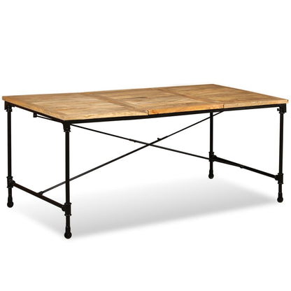 Tavolo da Pranzo in Legno Massello di Mango 180 cm | homemem39