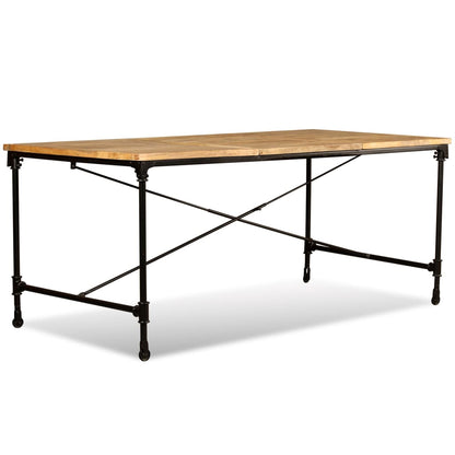Tavolo da Pranzo in Legno Massello di Mango 180 cm | homemem39