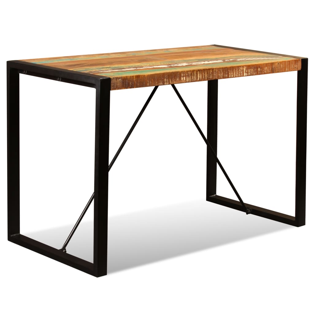 Tavolo da Pranzo in Legno Massello Anticato 120 cm | homemem39