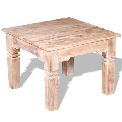 Tavolino da Salotto in Legno Massello di Acacia 60x60x45 cm | homemem39