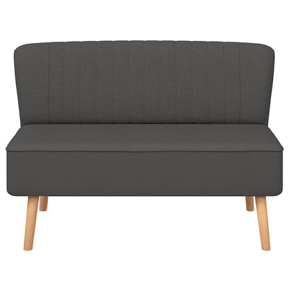 Divano in Tessuto 117x55,5x77 cm Grigio Scuro - homemem39