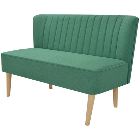 Divano in Stoffa 117x55,5x77 cm Verde