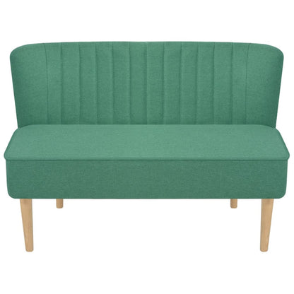 Divano in Stoffa 117x55,5x77 cm Verde