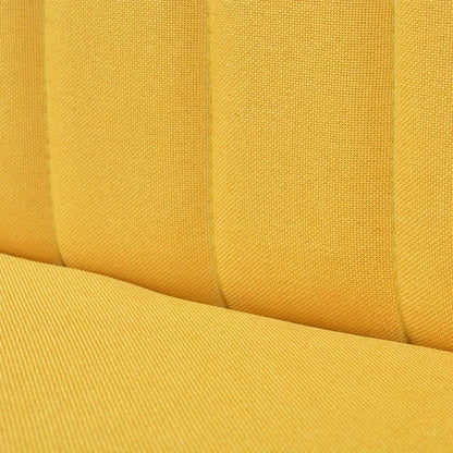Divano in Tessuto 117x55,5x77 cm Giallo - homemem39