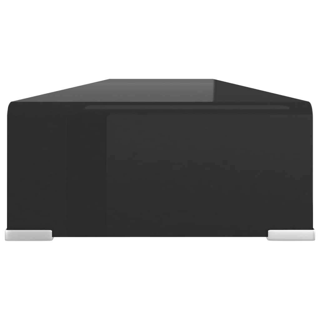 Cabinet/TV stand in Black Glass 120x30x13 cm