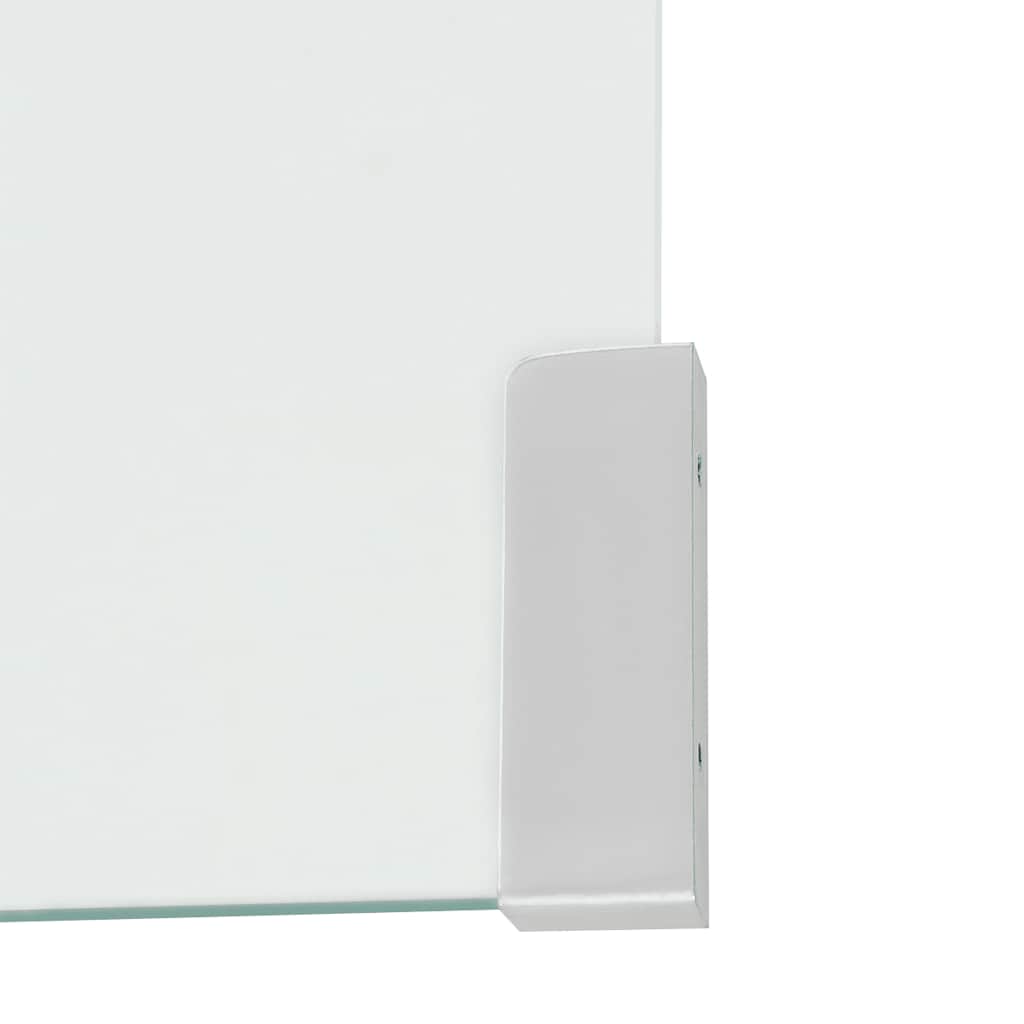 Tavolino da Salotto in Vetro Temperato 98x45x30 cm Trasparente