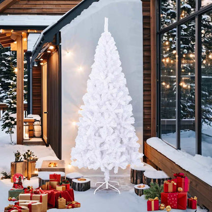 Albero di Natale Artificiale L 240 cm Bianco | homemem39