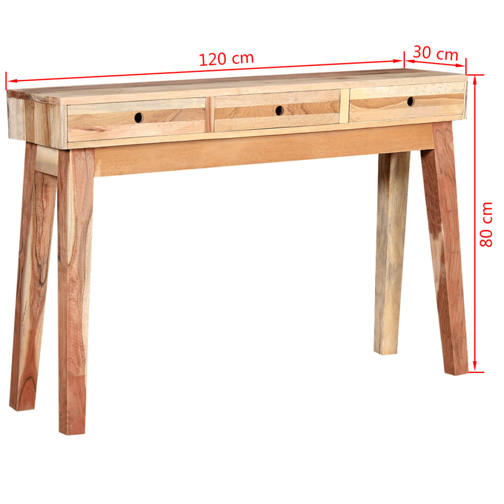 Tavolo Consolle in Legno Massello Recuperato | homemem39