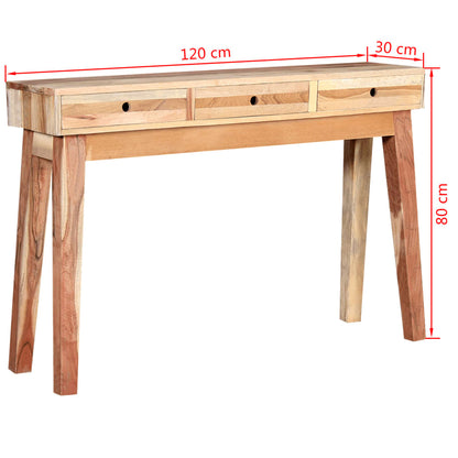 Tavolo Consolle in Legno Massello Recuperato | homemem39