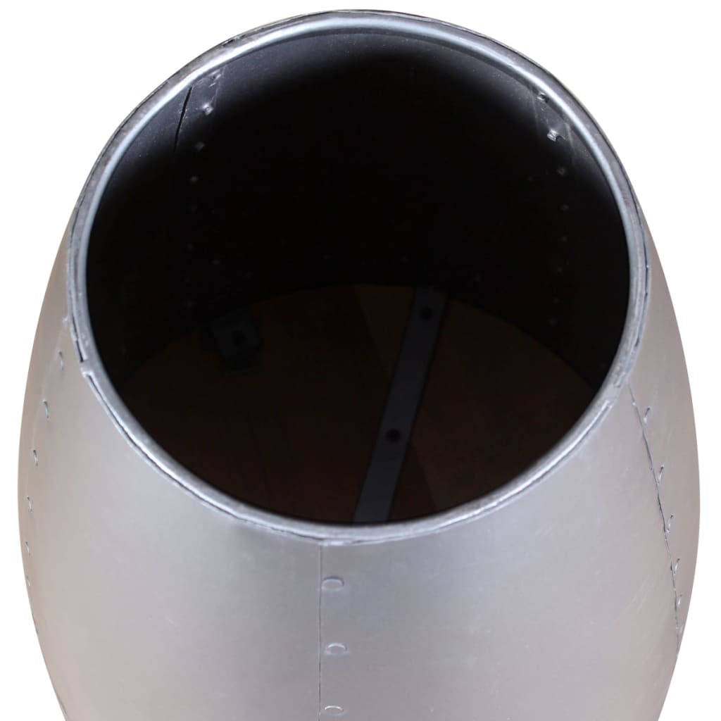 Sgabello Aviatore in Legno Massello di Recupero - homemem39