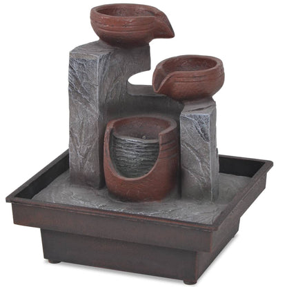 Fontana da Interni con Luce a LED in Poliresina - homemem39