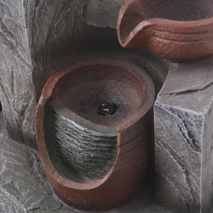 Fontana da Interni con Luce a LED in Poliresina - homemem39