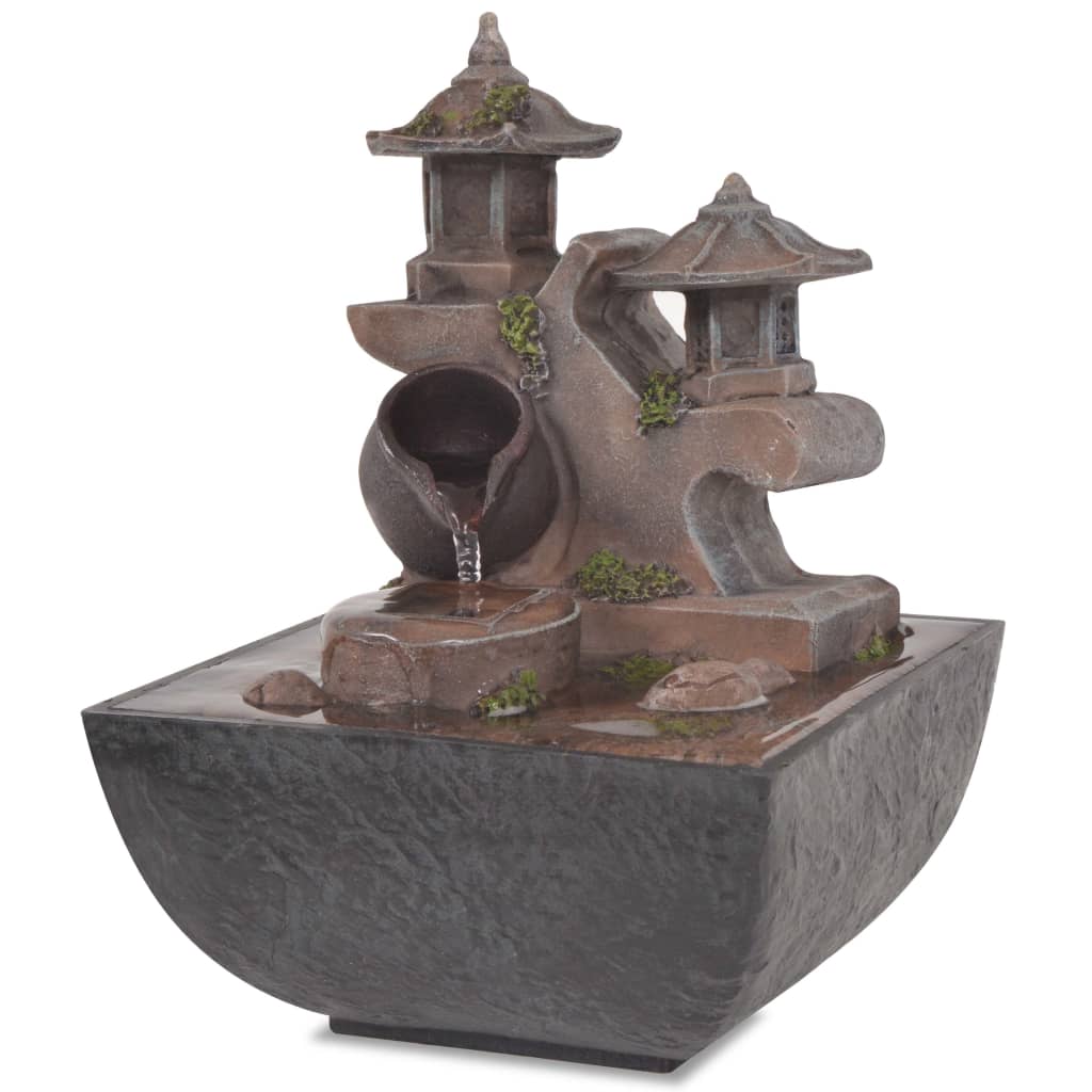 Fontana da Interni con Luce a LED in Poliresina - homemem39