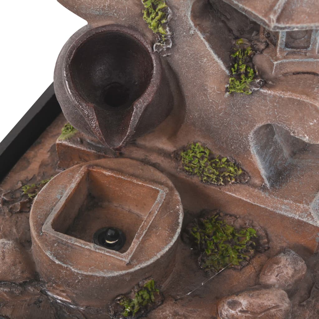 Fontana da Interni con Luce a LED in Poliresina - homemem39