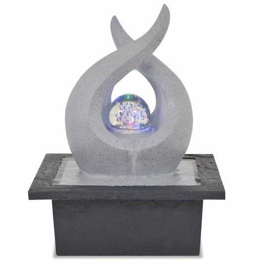 Fontana da Interni con Luce a LED in Poliresina