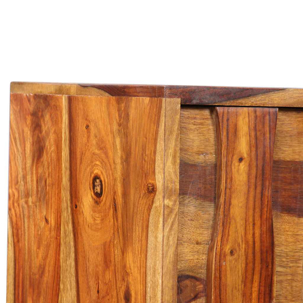 Credenza in Legno Massello di Acacia 120x30x80 cm - homemem39