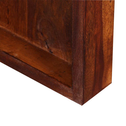 Credenza/Scrittoio in Legno Massello di Acacia Marrone