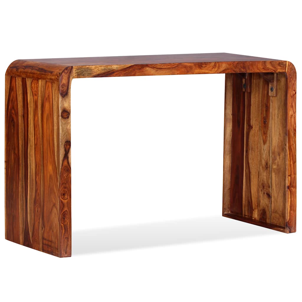 Credenza/Scrittoio in Legno Massello di Acacia Marrone