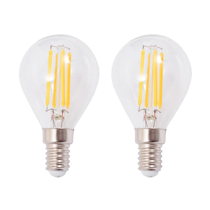 Plafoniera con 2 Lampadine a LED a Incandescenza 8 W - homemem39