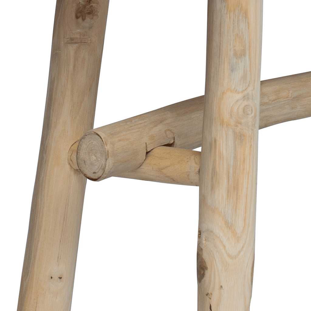 Panca in Pelle di Capra e Teak