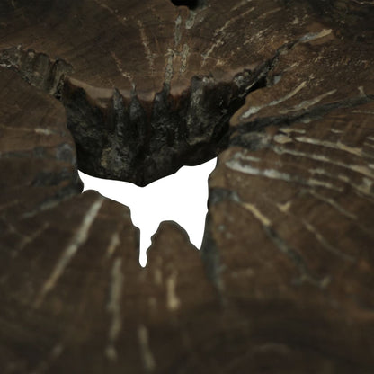 Tavolino da Salotto in Legno di Teak Autentico 80x70x38 cm