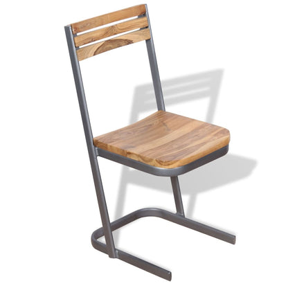 Sedie da Pranzo 6 pz in Legno Massello di Teak | homemem39