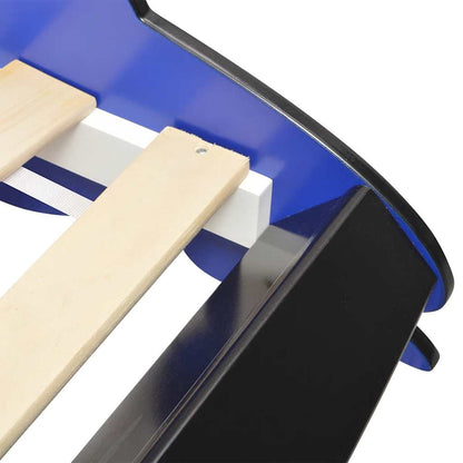 Letto Bambini Auto da Corsa 90x200 cm Blu - homemem39