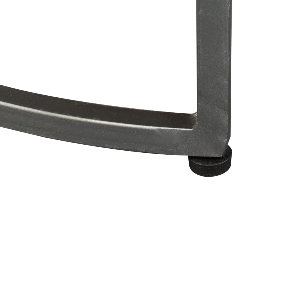 Set Tavolini da Salotto 2 pz in Legno Massello di Mango | homemem39