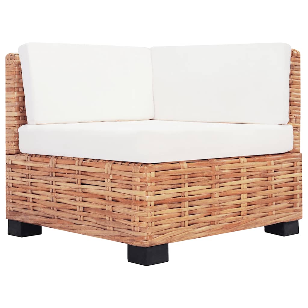 Set Divano 27 pz in Rattan Naturale - homemem39