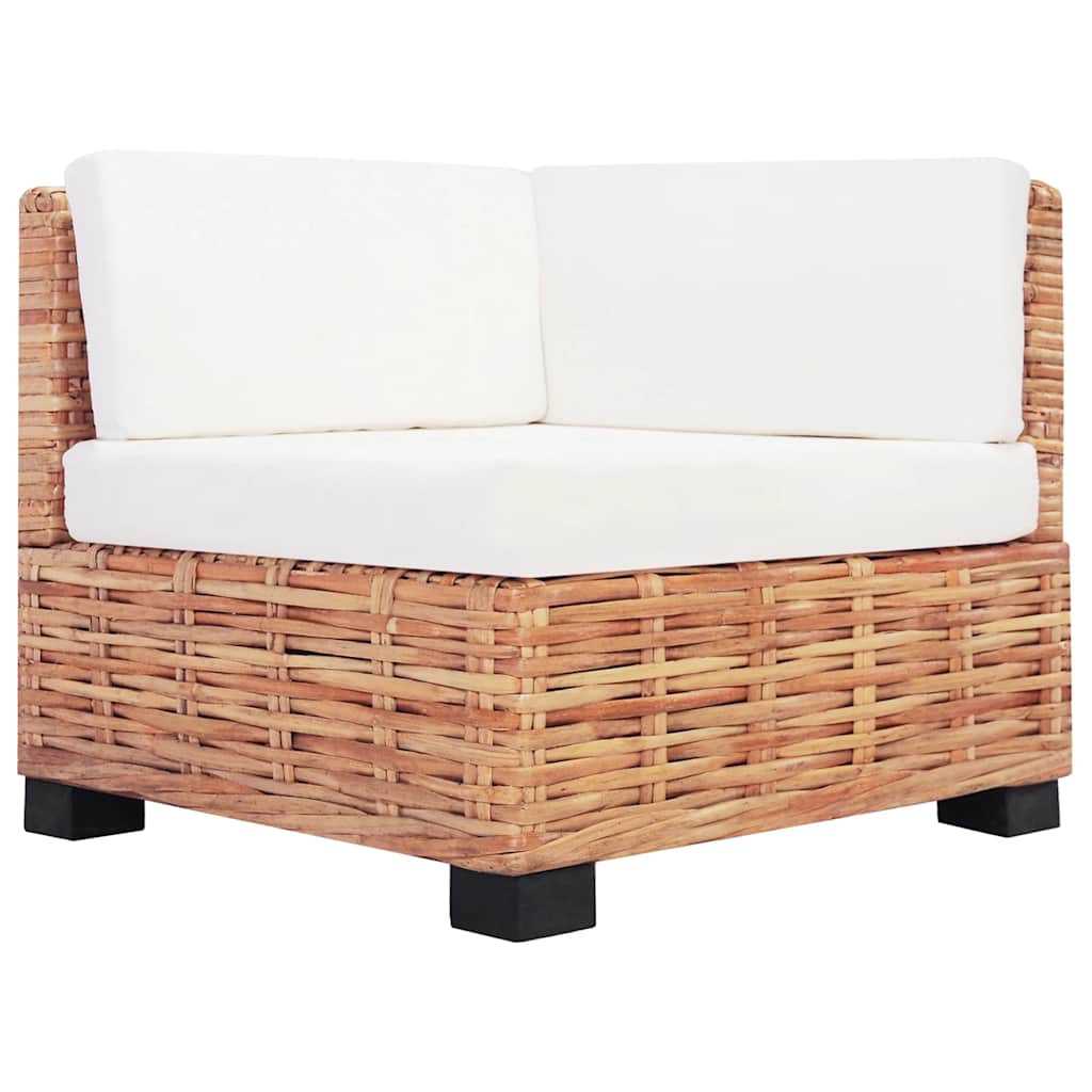 Set Divano 18 pz in Rattan Naturale