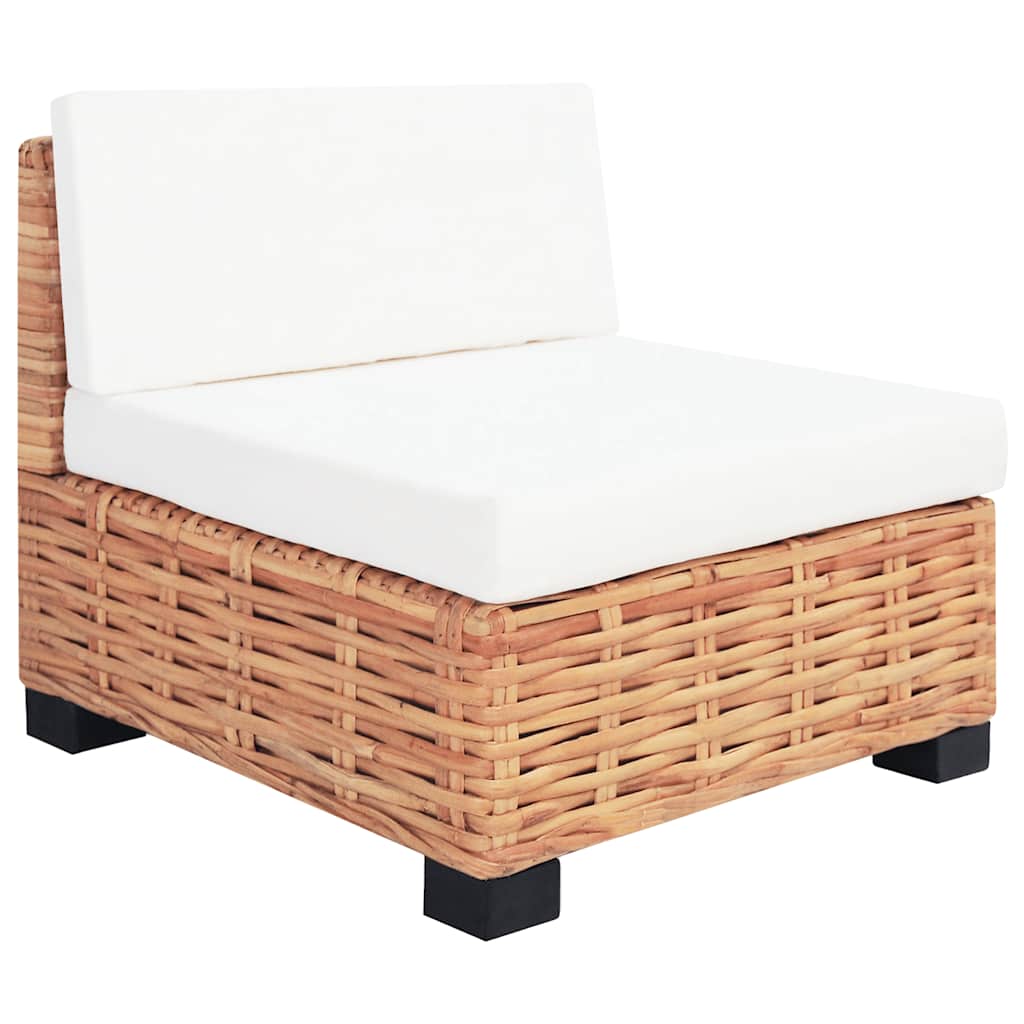 Set Divano 18 pz in Rattan Naturale - homemem39