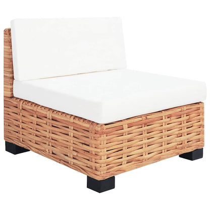Set Divano 18 pz in Rattan Naturale - homemem39