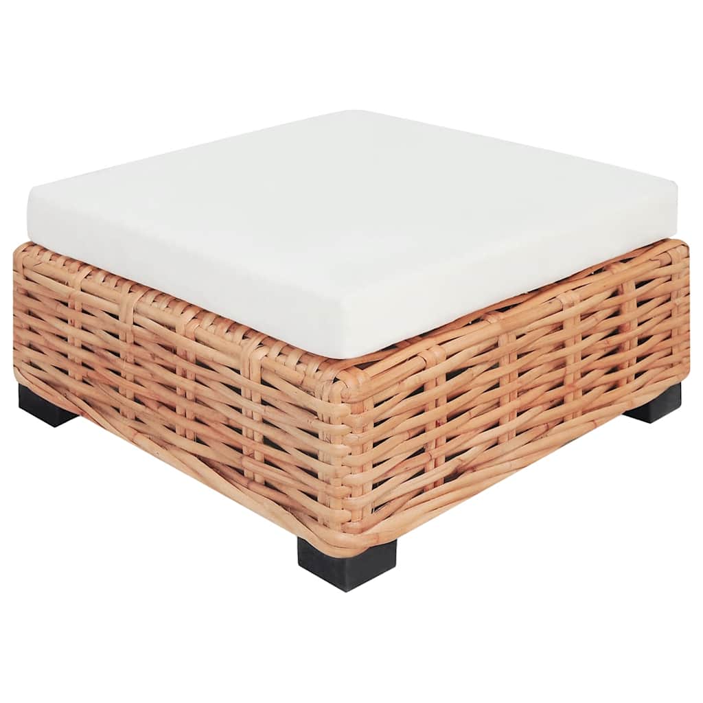 Set Divano 18 pz in Rattan Naturale - homemem39