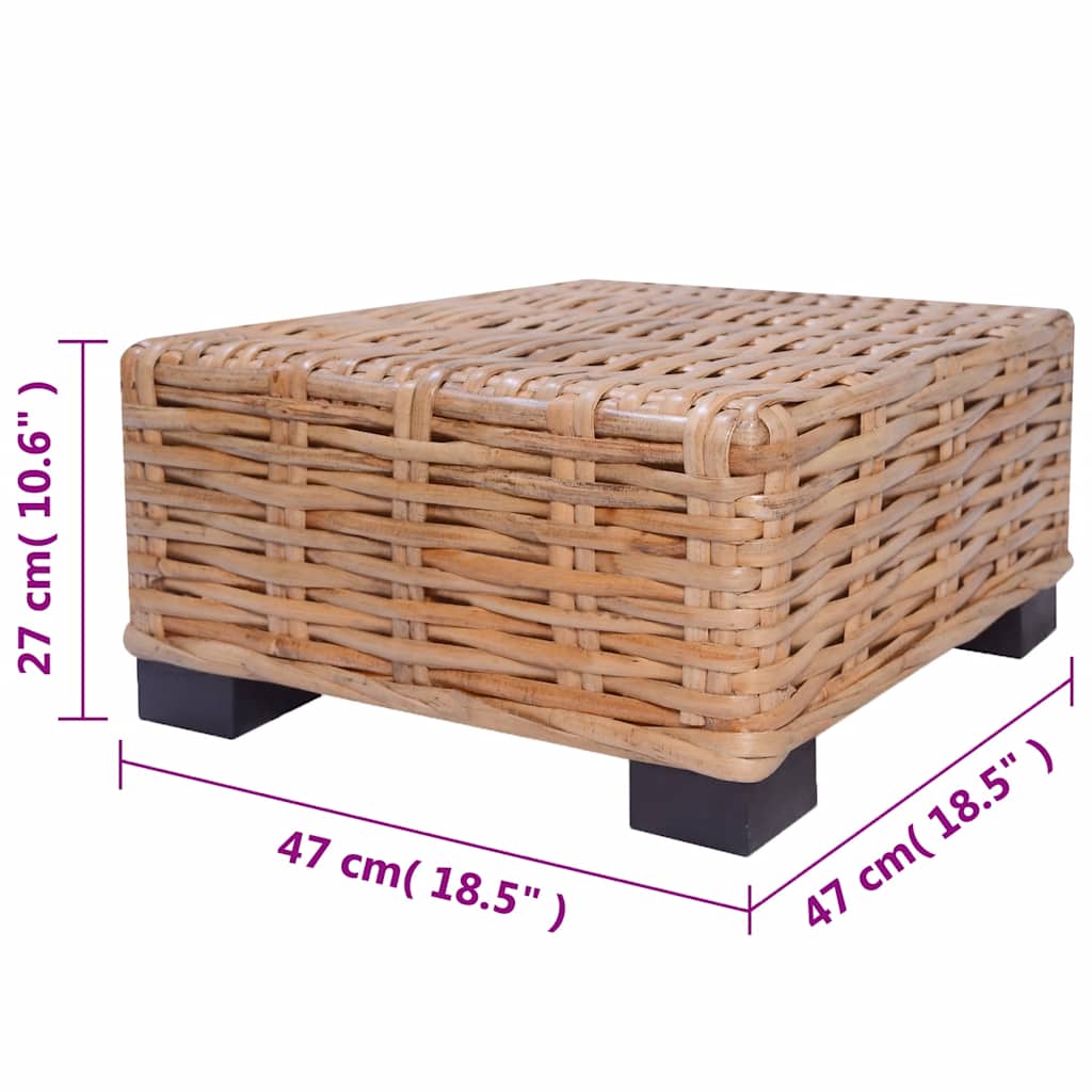 Set Divano 16 pz in Rattan Naturale - homemem39