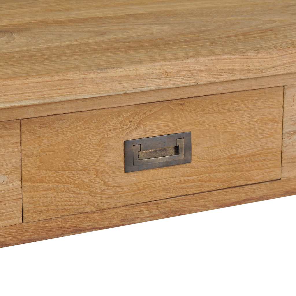 Tavolino da Salotto in Legno Massello di Teak 100x60x35 cm | homemem39